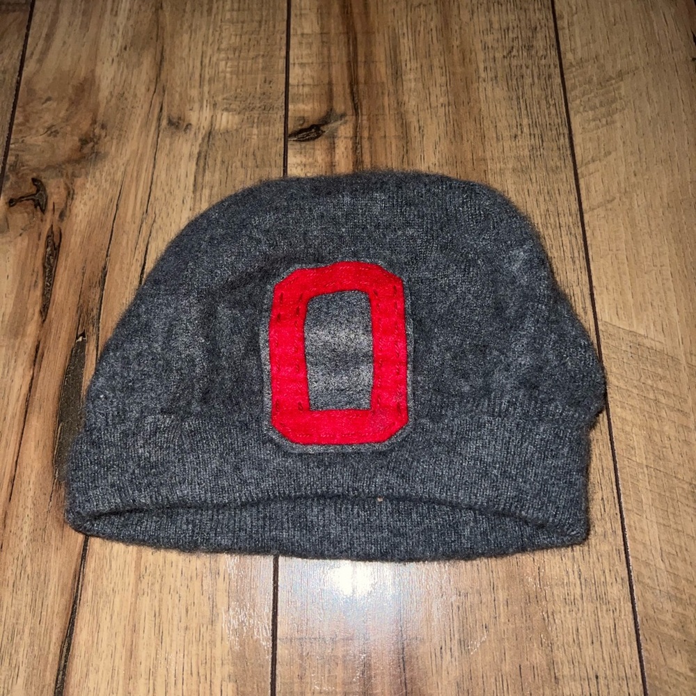 gray ohio state toboggan hat
